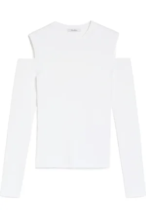 Max Mara Mujer, Camisetas, Blanco, Talla: L
