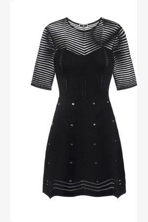 Elisabetta Franchi Mujer, Vestidos, Negro, Talla: M