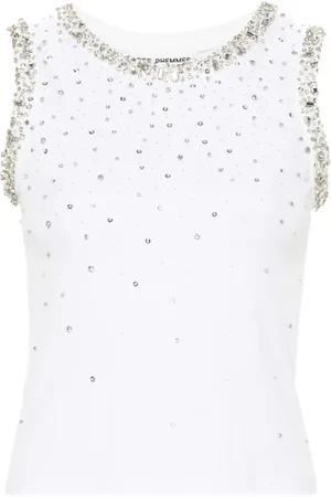 Des Phemmes Mujer, Camisetas, Blanco, Talla: S