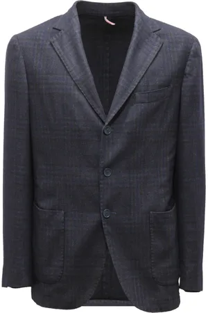 Biagio Santaniello Hombre, Chaquetas, Azul, Talla: XL