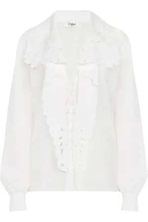 Chloé Mujer, Blusas y Camisas, Blanco, Talla: S