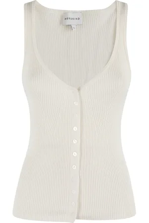 Herskind Mujer, Camisetas, Blanco, Talla: S