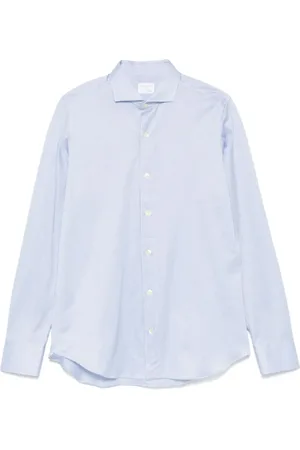 Finamore Hombre, Camisas, Azul, Talla: S