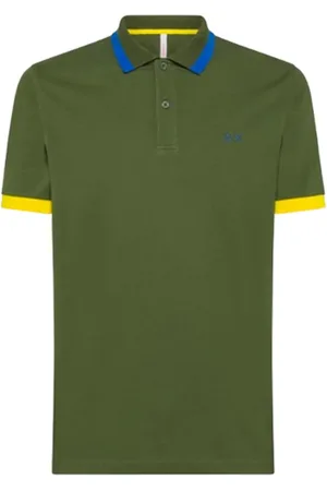 sun68 Hombre, Camisetas, Verde, Talla: L