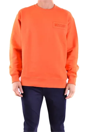 Moschino Hombre, Sudaderas, Naranja, Talla: S