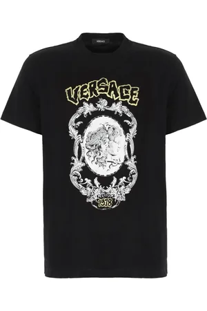 VERSACE Hombre, Camisetas, Negro, Talla: S
