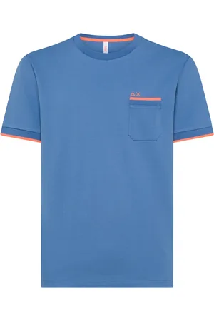 sun68 Hombre, Camisetas, Azul, Talla: M