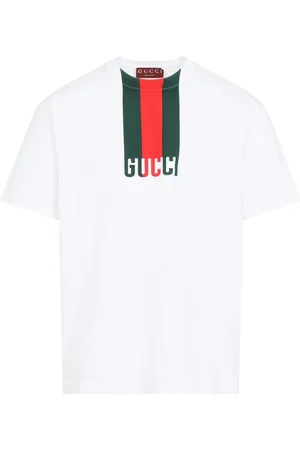 Gucci Hombre, Camisetas, Blanco, Talla: L