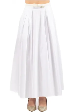Elisabetta Franchi Mujer, Faldas, Blanco, Talla: L