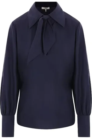 Chloé Mujer, Blusas y Camisas, Azul, Talla: S