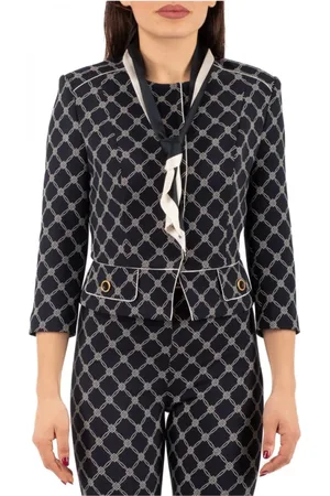 Elisabetta Franchi Mujer, Chaquetas, Negro, Talla: XL