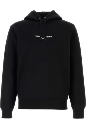 Fred Perry Hombre, Sudaderas, Negro, Talla: XL