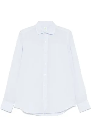 Finamore Hombre, Camisas, Azul, Talla: 2XL