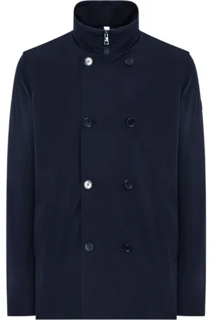 Duno Hombre, Abrigos, Azul, Talla: 2XL