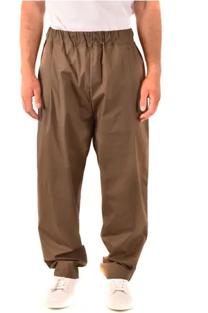 LANEUS Hombre, Pantalones, Verde, Talla: L