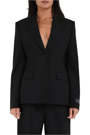 Msgm Mujer, Chaquetas, Negro, Talla: S