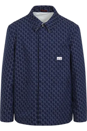 Gucci Hombre, Camisas, Azul, Talla: M
