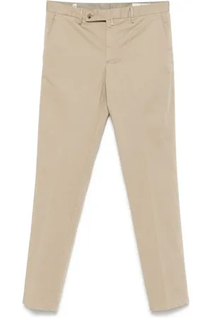 LUIGI BORRELLI NAPOLI Hombre, Pantalones, Marrón, Talla: W33