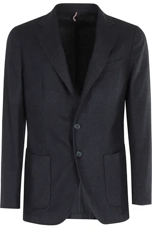 Biagio Santaniello Hombre, Chaquetas, Azul, Talla: S