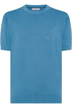 sun68 Hombre, Jerseys, Azul, Talla: 2XL