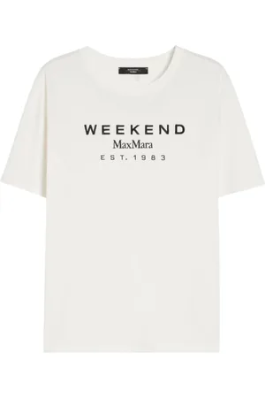 Max Mara Mujer, Camisetas, Blanco, Talla: M