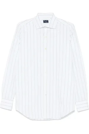 Finamore Hombre, Camisas, Blanco, Talla: XL