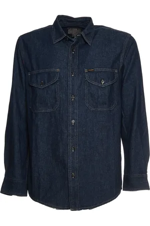 Filson Hombre, Camisas, Azul, Talla: L
