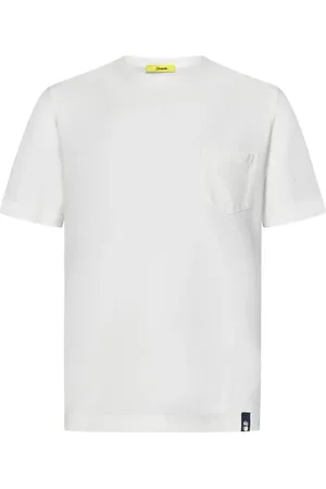 DRUMOHR Hombre, Camisetas, Blanco, Talla: S