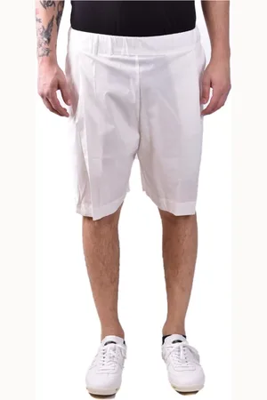 LANEUS Hombre, Pantalones cortos, Blanco, Talla: M