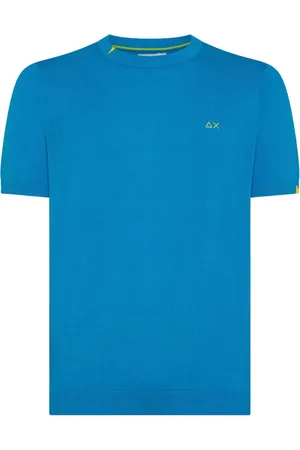 sun68 Hombre, Jerseys, Azul, Talla: 2XL