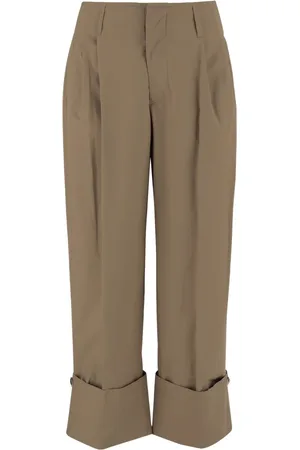 DARKPARK Mujer, Pantalones, Marrón, Talla: L
