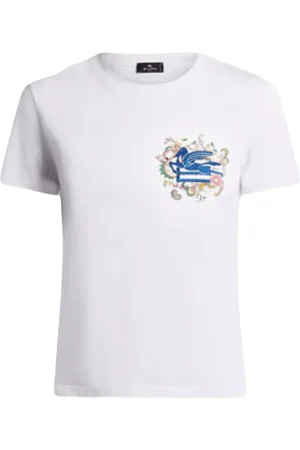 Etro Mujer, Camisetas, Blanco, Talla: S