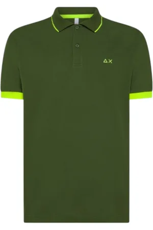 sun68 Hombre, Camisetas, Verde, Talla: L