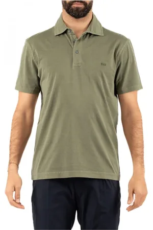 FAY Hombre, Camisetas, Verde, Talla: S