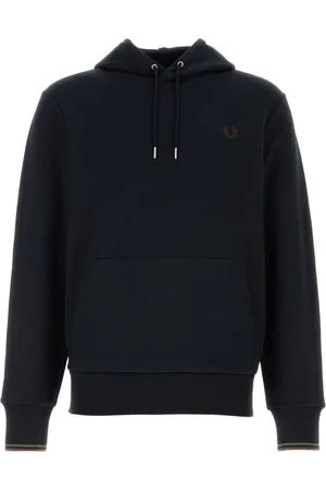 Fred Perry Hombre, Sudaderas, Azul, Talla: L