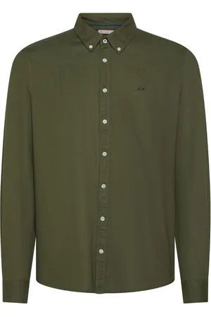 sun68 Hombre, Camisas, Verde, Talla: 2XL