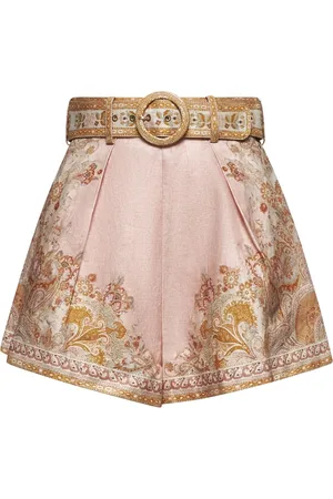 ZIMMERMANN Mujer, Pantalones cortos, Marrón, Talla: L
