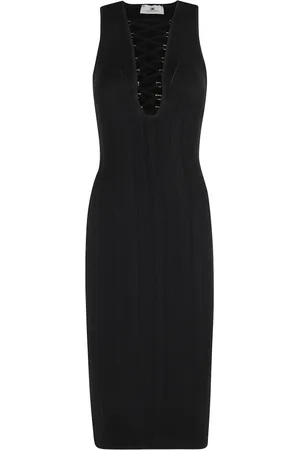 Elisabetta Franchi Mujer, Vestidos, Negro, Talla: S