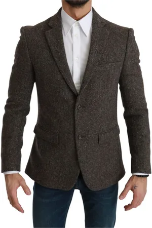 Dolce & Gabbana Hombre, Chaquetas, Marrón, Talla: M