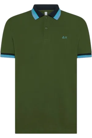 sun68 Hombre, Camisetas, Verde, Talla: L