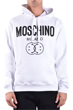 Moschino Hombre, Sudaderas, Blanco, Talla: L