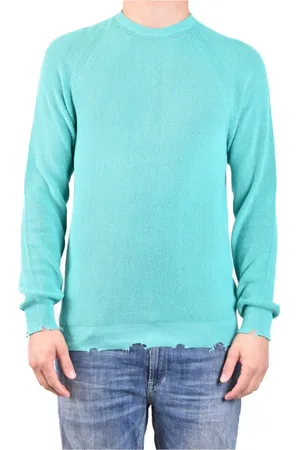 LANEUS Hombre, Jerseys, Verde, Talla: L