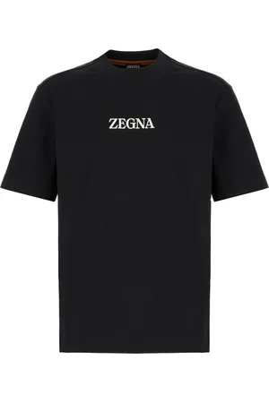 Ermenegildo Zegna Hombre, Camisetas, Negro, Talla: S