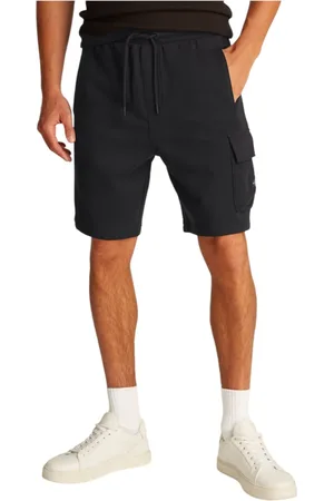 Calvin Klein Hombre, Pantalones cortos, Negro, Talla: S