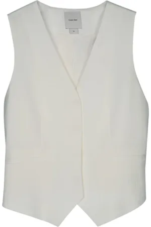 Calvin Klein Mujer, Chaquetas, Blanco, Talla: S