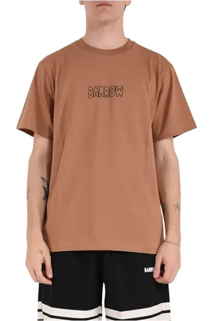 BARROW Hombre, Camisetas, Marrón, Talla: S