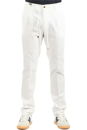 Berwich Hombre, Pantalones, Blanco, Talla: XL