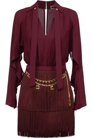 Elisabetta Franchi Mujer, Vestidos, Rojo, Talla: M