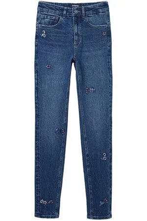 Desigual Mujer, Vaqueros, Azul, Talla: S