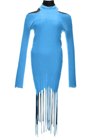 Bottega Veneta Mujer, Vestidos, Azul, Talla: S